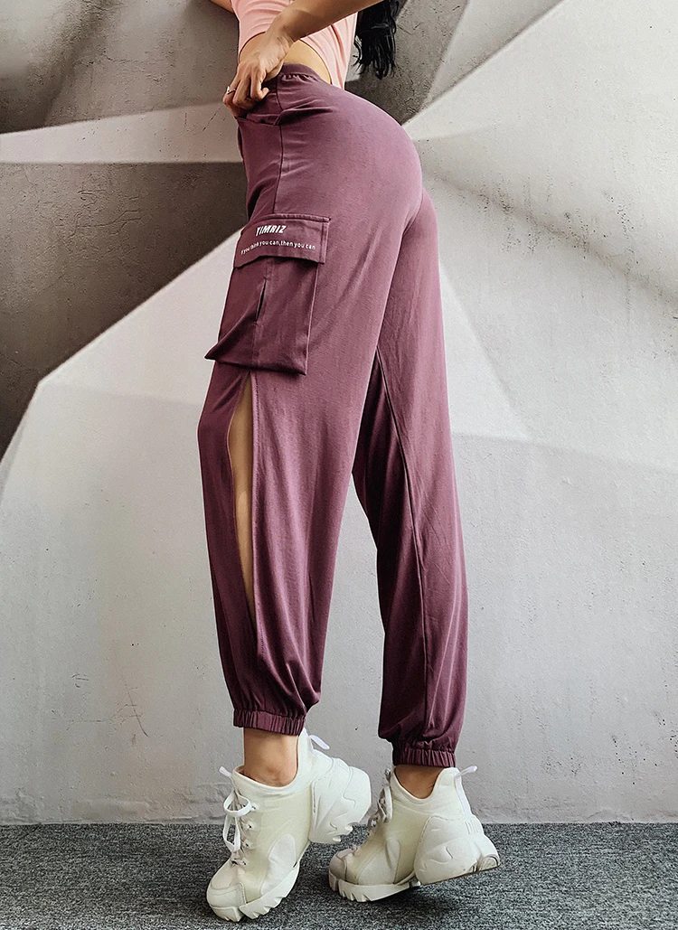 Мягкие Модальные Спортивные штаны с высокой талией, спортивные женские леггинсы для фитнеса, свободные Леггинсы для йоги, тренировочная Спортивная одежда для бега