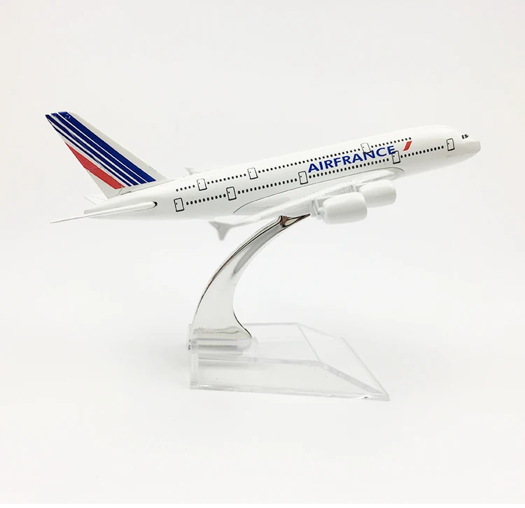 

1/400 Scale 14cm Air Plane Model France Airbus A380 Simulation Diecast for Display Collections