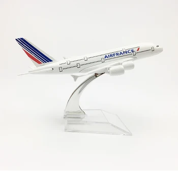 

1/400 Scale 14cm Air Plane Model France Airbus A380 Simulation Diecast for Display Collections