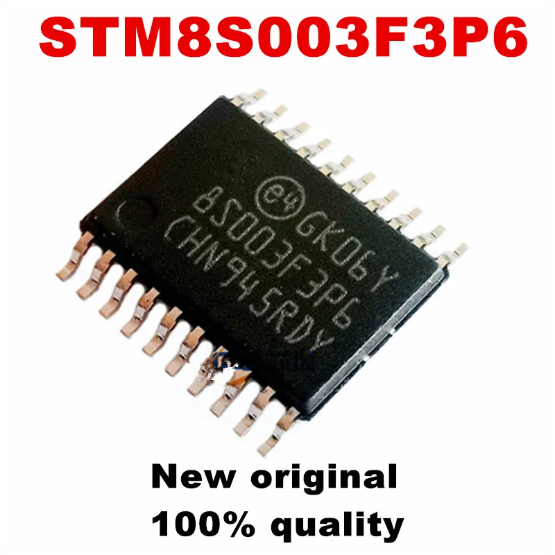 Интегральная схема STM8S003F3P6TR stm8s003f3p6 stm8s003f3 stm8s003 tssop20 1 шт./лот | Автомобили и