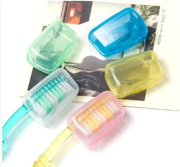 5 шт. в наборе, портативная Крышка для зубной щетки для путешествий, чехол для мытья, крышка для зубных щеток, Защитная крышка для зубов, защитная коробка для зубных щеток F94 - Цвет: random