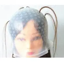 Шапочка для мелирования волос силиконовая профессиональная многоразовая краска для волос колпачок для красителя глазурь с иглой