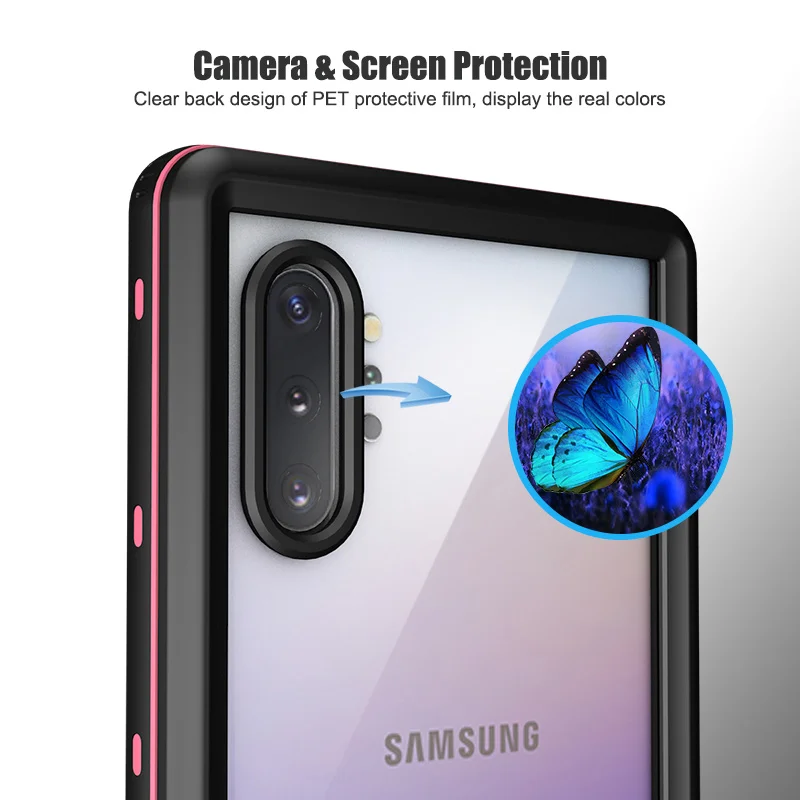 IP68 Водонепроницаемый чехол для samsung Note 10 10Plus чехол для подводного плавания защита от пыли полный чехол для samsung Note 10+ чехол