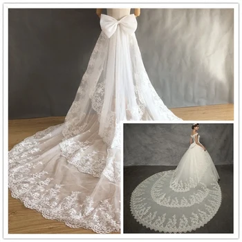 

Removable Trailing 2020 New Mrs Win Luxury Lace Embroidery Back Pin Fixed Universal Tailing