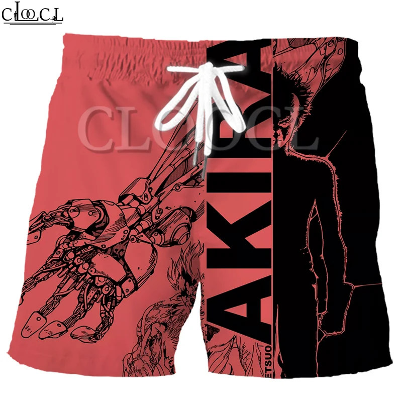 CLOOCL японский аниме Akira Kaneda Neo Tokyo 3D принт модные летние мужские шорты для отдыха