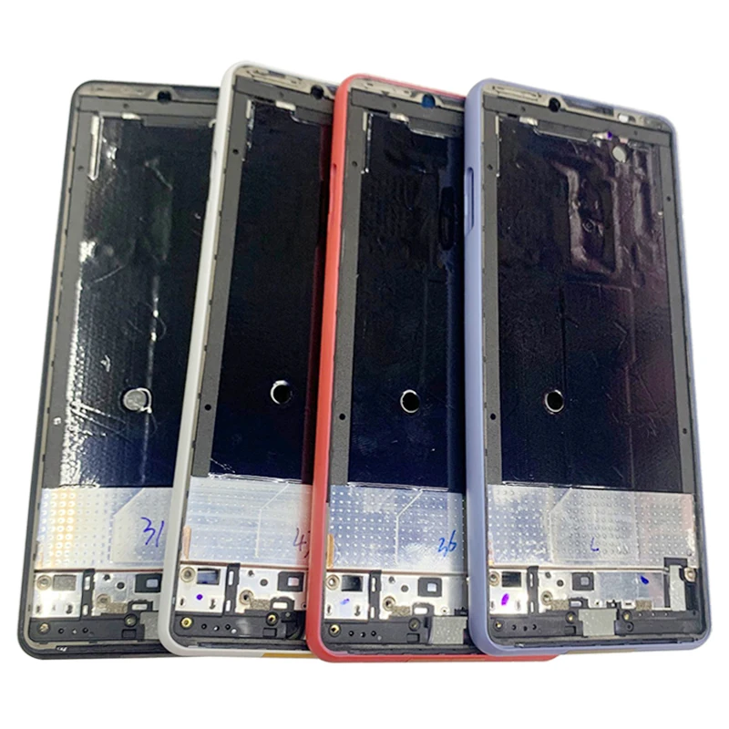 Middle Frame Housing LCD Bezel Plate Panel Chassis For Sony Xperia 10 III Phone Middle Frame Metal Replacement Parts mobile transparent frame