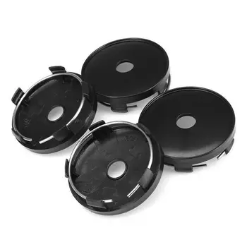

4x Black Car Wheel Center Caps 60mm(58mm) Emblem Auto Styling Rim Hub Cap Cover