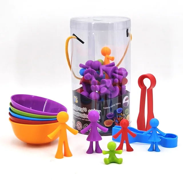 Children Color Counting Dinosaur Animal Early Education Toys Math Teaching Classification Game Animal Cognition Set 5