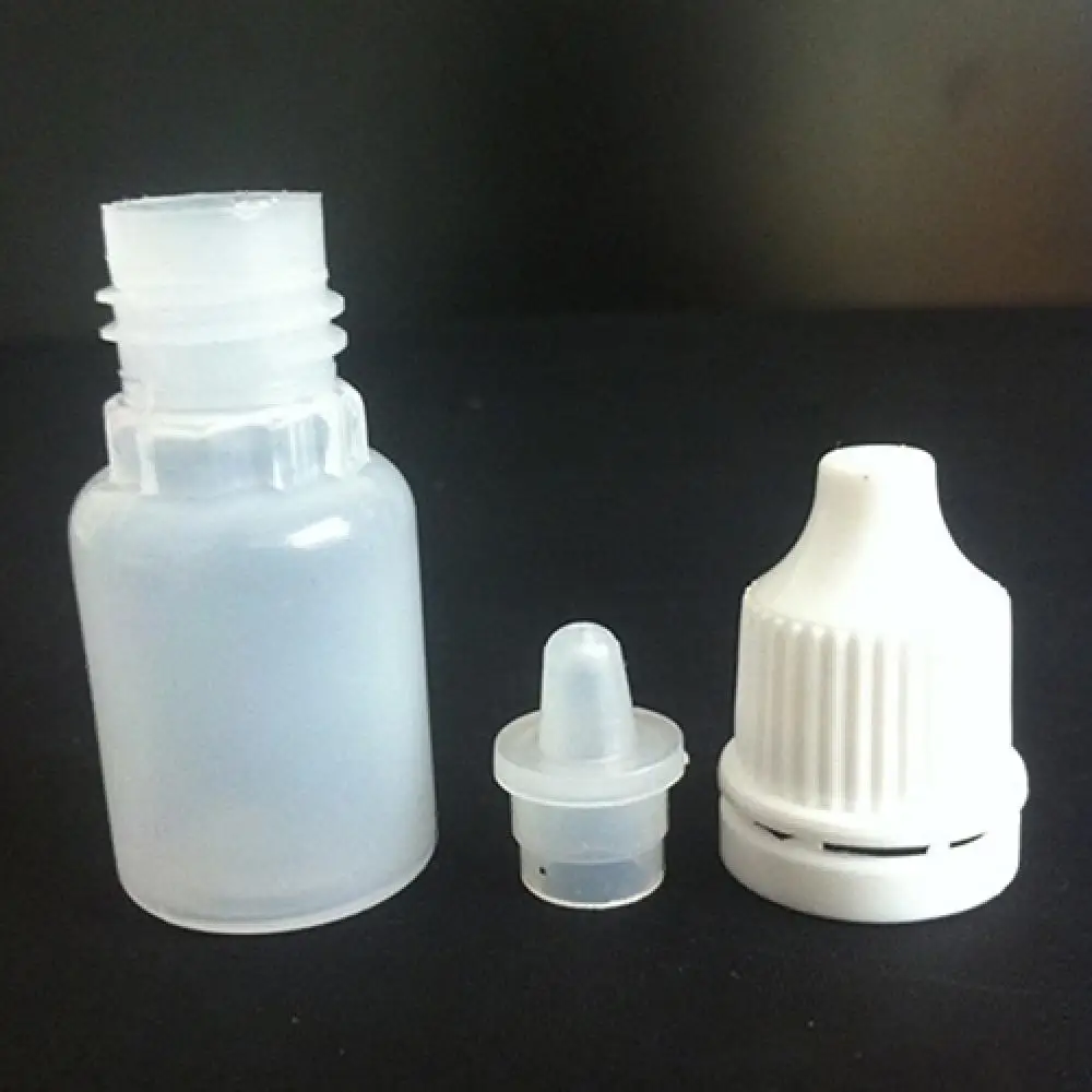 50% Hot Sale 5 Pcs Durable 5-100ml Empty Plastic Squeezable Dropper Bottles Eye Liquid Dropper