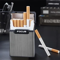 Portable Cigarette Case Box Waterproof Moisture Proof 20 Sticks Capacity Smoking Box Men's Smoke Holder Cigarette Accessories 1