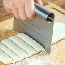 Кондитерские принадлежности Кухонный гаджет Кондитерские резаки лопатки резак со шкалой для теста пиццы скребок для помадной массы украшения торта резка кондитерского инструмента для выпечки