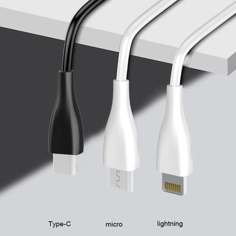 USB кабель для быстрой зарядки 2.4A Type C зарядное устройство Micro мобильный телефон
