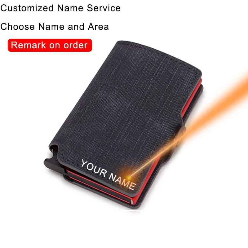 Minimalist Wallet Cardholder-Case Creditcard RFID Customize Smart DIENQI Purse Metal