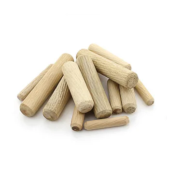

100Pcs D6xL30 D8xL30 D8xL40 D10xL40 Cabinet Drawer Round Fluted Wood Wooden Craft Dowel Pins Rods Furniture Hardware