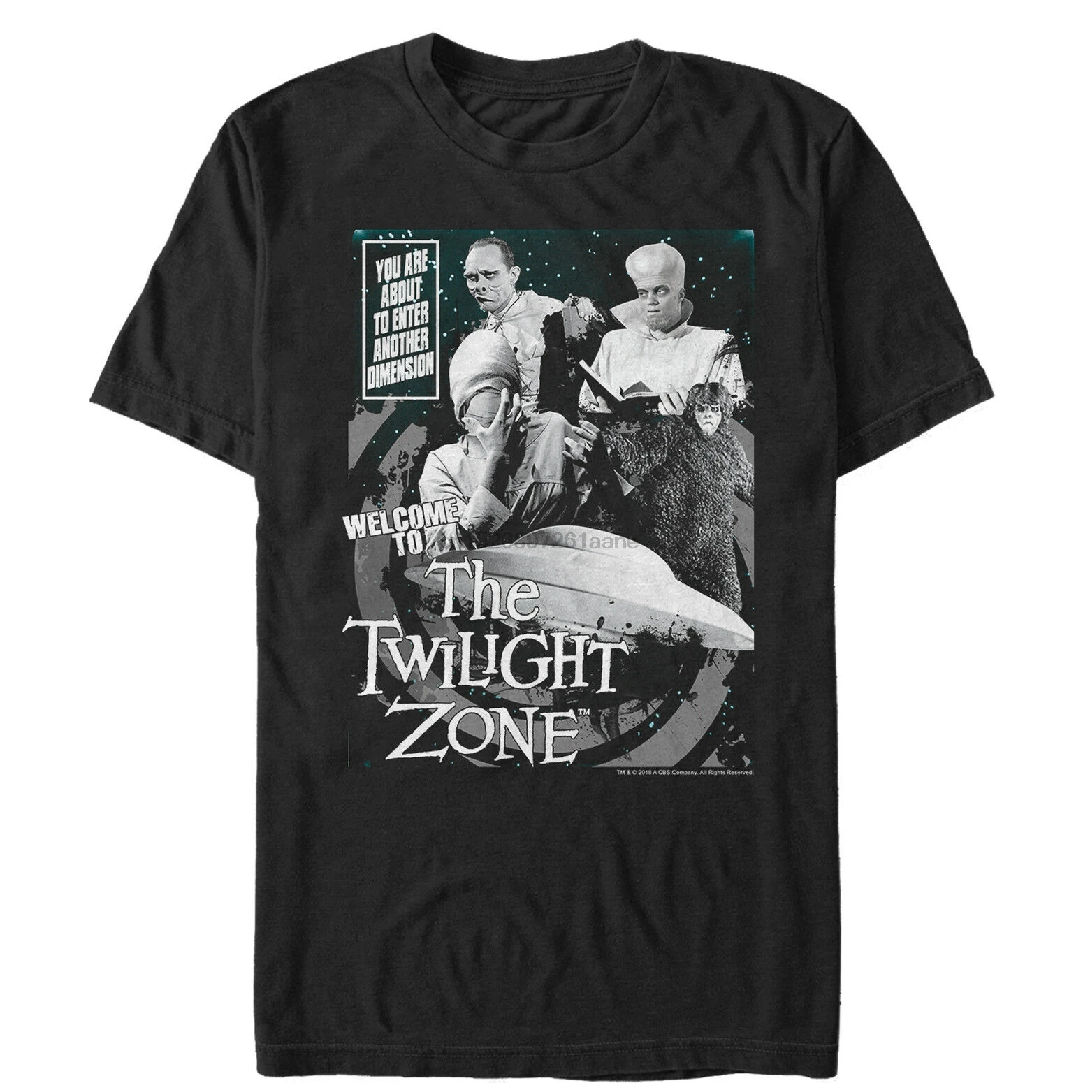 

The Twilight Zone Welcome Collage Mens Graphic T Shirt