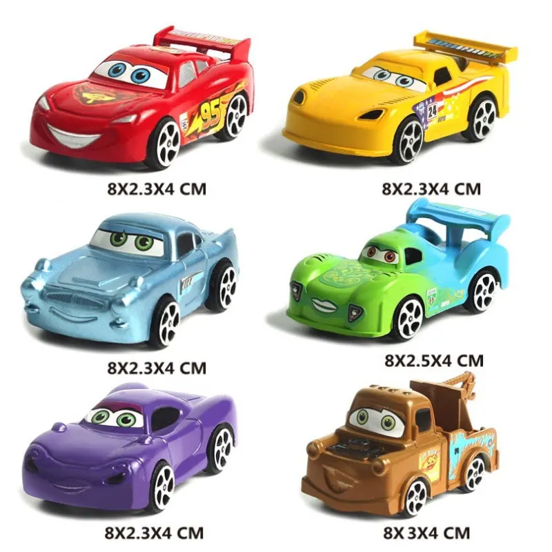 Disney Pixar Racing 3 Молния Маккуин милый Подиум мини парковка пластиковая литая игрушка модель автомобиля игрушка ребенок подарок на день рождения