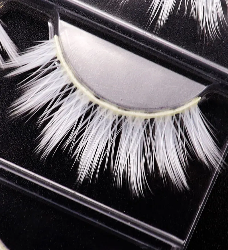 Hbzgtlad 3pair White Eyelashes Cosplay Makeup Natural Long Cross Strip False Eye Lashes -Zentai shop online He116db3282494dabb31c41c7f911e876d.jpg