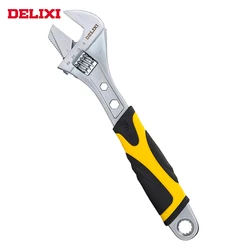 Delixi multifunções ajustável chave de aço carbono alta chave universal ferramenta mão ferramenta reparo para a tubulação água do banheiro para casa