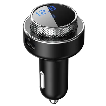 

ABS Multifunction Universal For Car Wireless Bluetooth 5.0 Fast Charge Audio Adapter Hands Free MP3 Player Music FM Transmitter