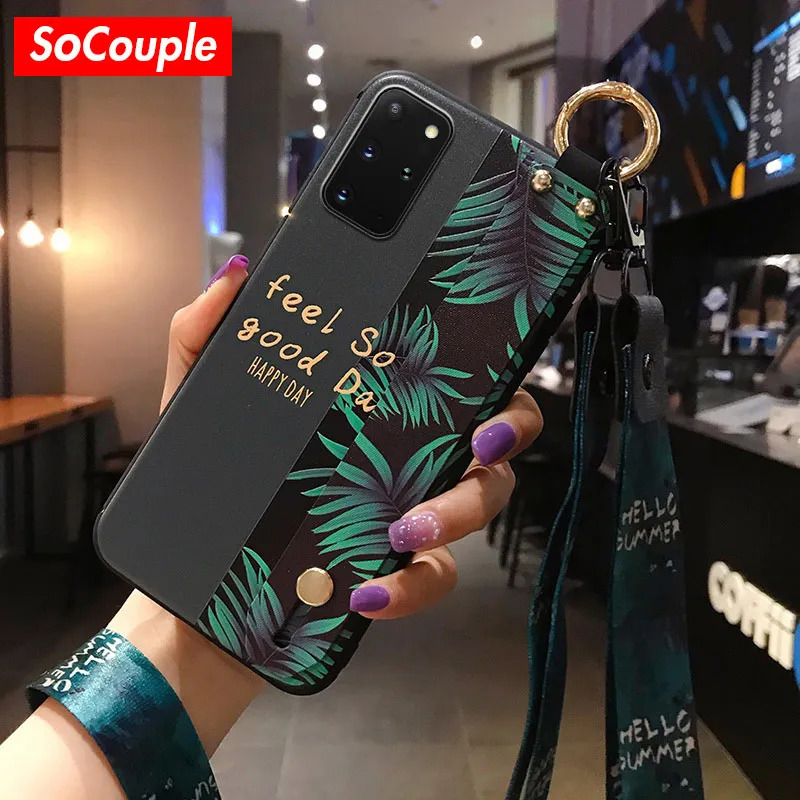 Enhanced Phone Holder Case with Wrist Strap and Lanyard - SoCouple