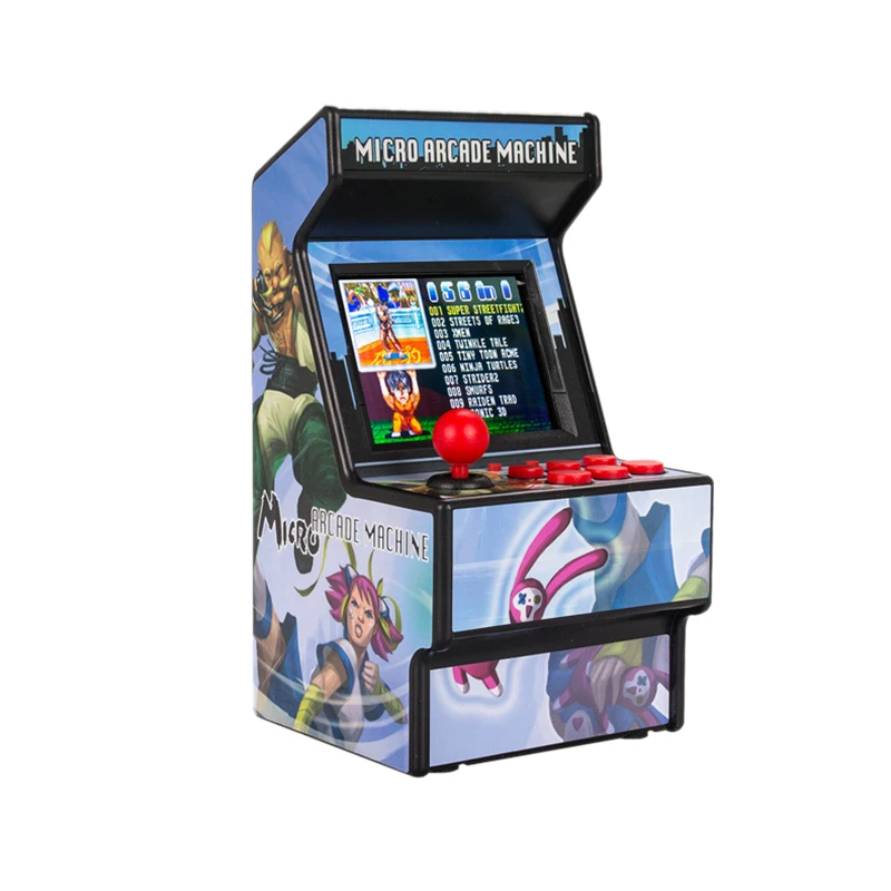 

ABGN Hot-Mini Arcade Handheld Game Console Classic Retro Game Console 16-Bit Console New Street Childhood Memory Overlord Family