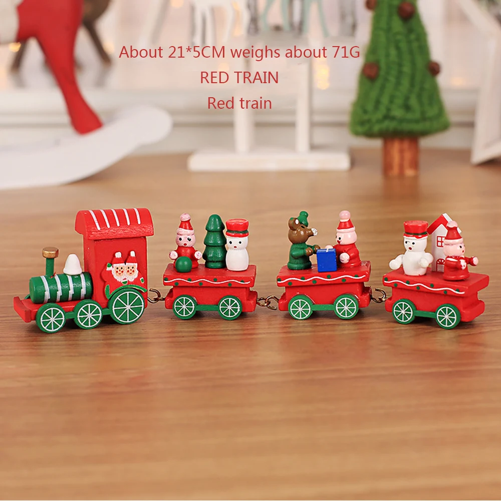 

Christmas Wooden Train Ornaments Wooden Christmas Decorations Very Attractive Choose for Kids Home Decor Gift