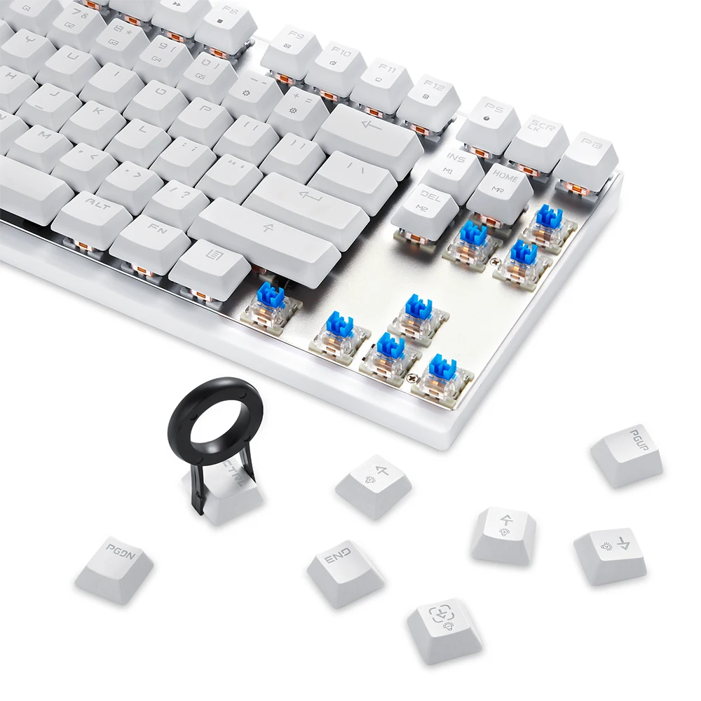Original Newest Motospeed Gaming Mechanical Keyboard Blue Red switch RGB Backlit Gamer Keyboards 87 Key For Computer Laptop
