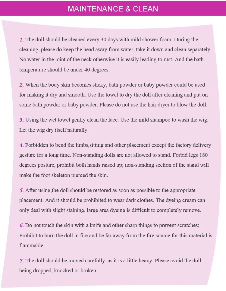 Maintenance and Clear