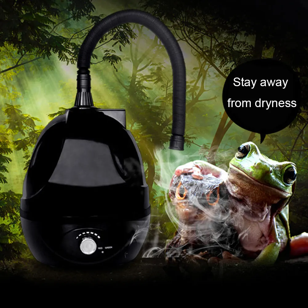 

Amphibians Large Capacity Fogger Office Home Humidifier Landscaping Vaporizer Adjustable Knob Switch Reptile Mute