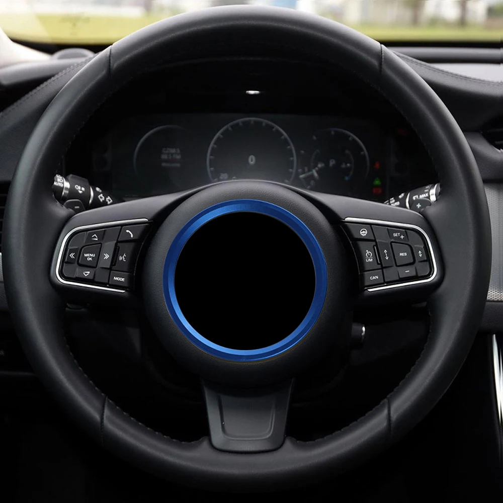 Синий автомобиль рулевое наклейка для колес декоративное кольцо Jaguar F темп Тип E