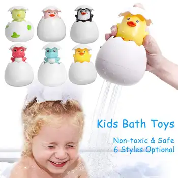

Baby Bath Toys Kids Toys Bathtub Sprinkling Egg Duck Penguin Dinosaur Spraying Water Toys Toddler Toys jouet bain