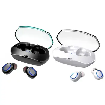 

Xi11 TWS Bluetooth 5.0 Earphones Wireless In-Ear Earbuds Headset with Charging Box and 2pcs Earmuffs