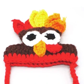 

Halloween Pet Cosplay Turkey Hat Cute Novelty Decor Funny Party Costume Headwear