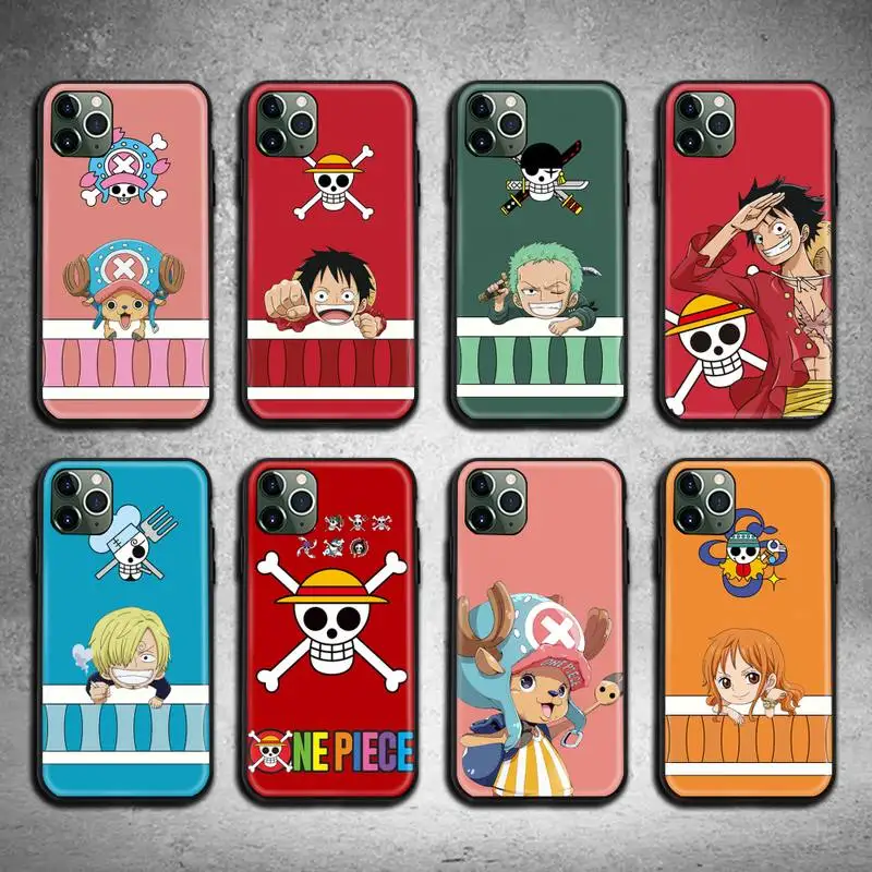 

One Piece Japan Anime Luffy Tony Chopper ACE Phone Case for iphone 12 pro max 11 pro XS MAX 8 7 6 6S Plus X 5S SE 2020 XR case