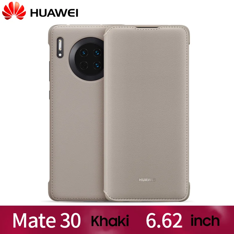 Кожаный чехол-книжка для huawei mate 30 pro, Официальный чехол для huawei mate 30 mate 30 pro с отделениями для карт, Модный чехол