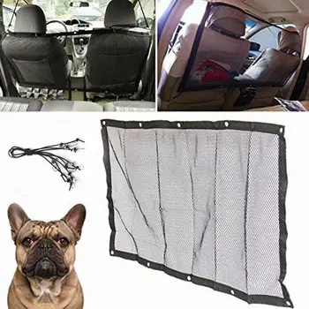 

Travel Dog Car Seat Back Net Mesh Barrier Protector Pet Supply Safety Effective