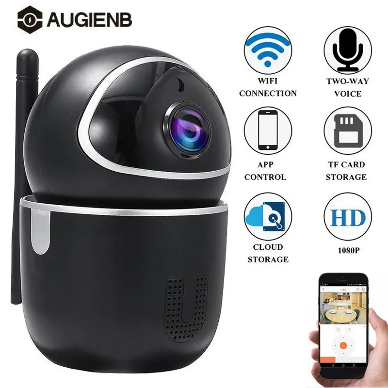 

HD 1080P Wireless Cloud Wi-Fi IP Camera Smart Home Security Surveillance CCTV Network Mini Wifi Camera Night Vision Baby Monitor
