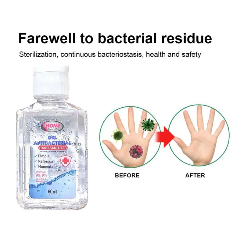 5pcs/set Disposable Hand Sanitizer No-Wash Hands-Free Hand Sanitizer Household Quick-drying Disinfecting Hand Wash Gel 60ml 5pcs/set Disposable Hand Sanitizer No-Wash Hands-Free Hand Sanitizer Household Quick-drying Disinfecting Hand Wash Gel 60ml