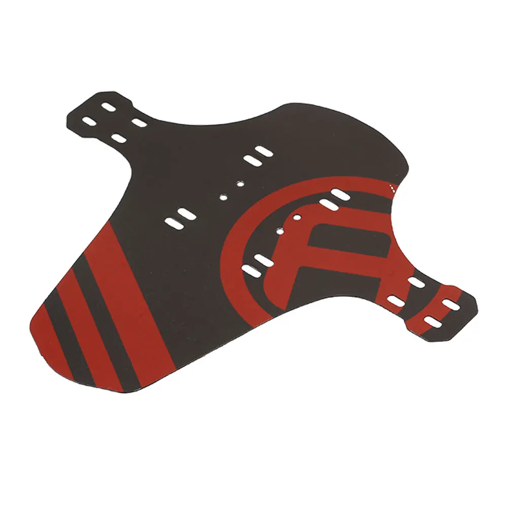 black and red Велосипедный брызговик прочный практичный ПП термопластичная смола Многоцветный блокирующий инструмент для езды на горном велосипеде крылья аксессуары - Цвет: black and red