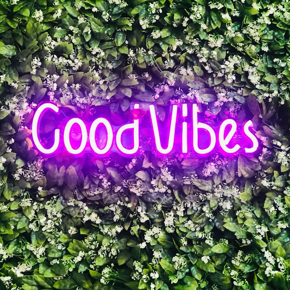Неоновые высветильник Ки GoodVibes для декора лампа спальни пива бара паба отеля