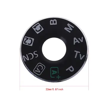 

Camera Function Mode Dial Turntable Label Top Cover Button Unit Interface Cap Plate Repair Kit for Canon EOS 6D Cam WXTA