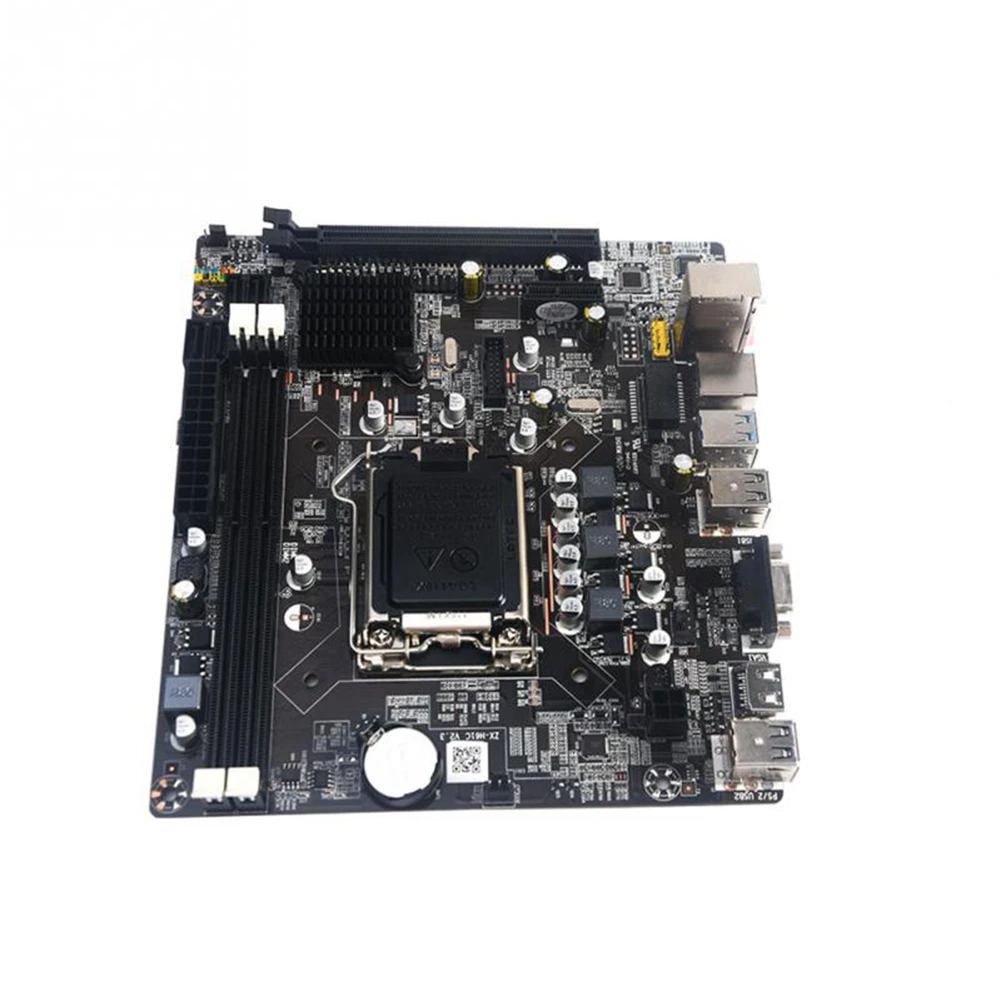 Новейший процессор Intel H61 разъем LGA 1155 Материнская плата mикро ATX 16 Гб 2 DDR3 1600 1333 1066 для Ксеон i3 i5 i7 LGA1155 CPiU материнская плата