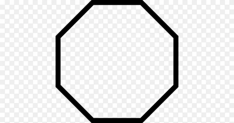 八角形几何图形多边形剪贴画