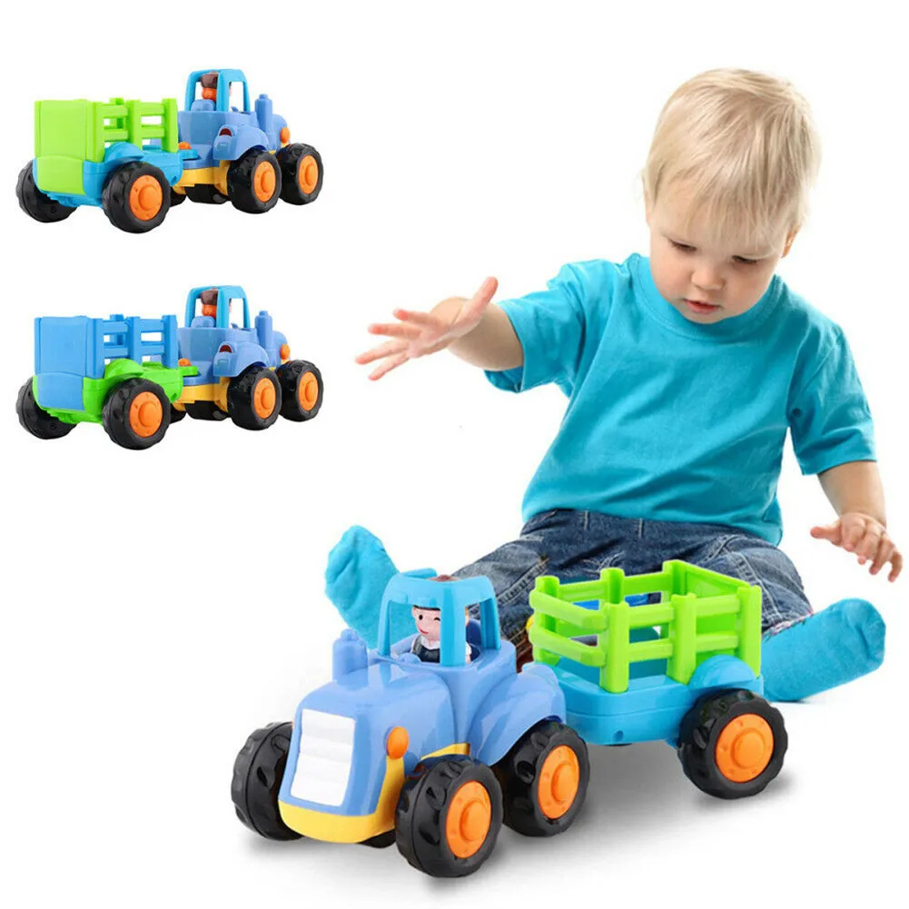 

Children Car Toys Mini Cartoon Truck Tractor Children Car Baby Excavator Toy Car Safe and Perfect for Children High-quality Cute