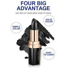 Мел для волос помада цветная ручка нетоксичный чехол серый карандаш Временная Краска для волос KG66