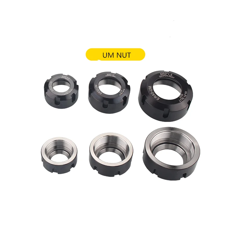 1PCS ER11 ER16 ER20 ER25 ER32 CNC Router Engraving 1Pcs ER20 Nuts ER High Precision Machine Nut ER Collet Accessory Sparepart