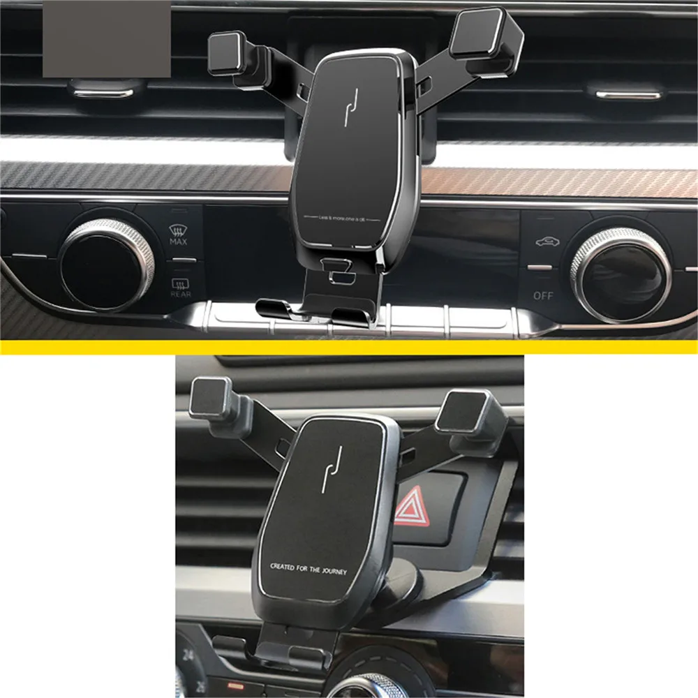 car mobile holder Smartphone Holder Horizontal Vertical for Audi For Audi A3 /Q2L /A1 /A4L /A6L /Q5L Metal 360 Degree Gravity Phone Bracket Mount smartphone stand