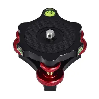 

LP-64 3/8 Inch Screw Tripod Leveling Base with 3 Adjustment Dials