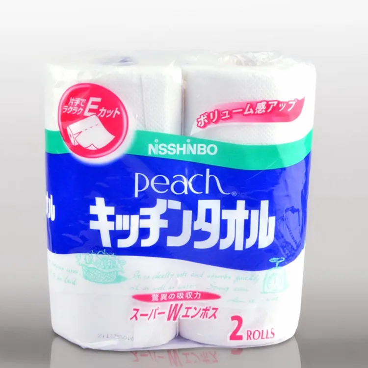 

Japan Origional Product Import Kitchen Paper Towel Oil-absorbing Sheets Absorbent Paper Kitchen 2-roll Packs