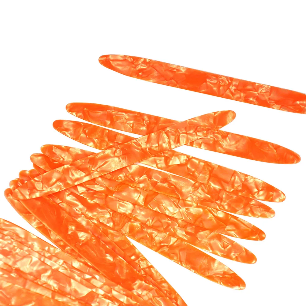 Лот из 10 шт. оранжевый жемчужный целлулоид Oud комплекты медиаторов Reeshe Risha толщина 0,71 мм